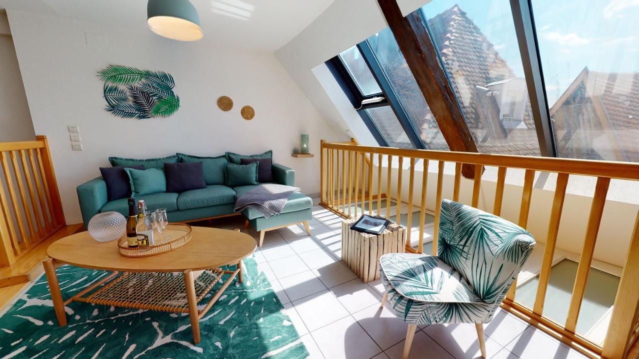Duplex Des Dominicains - 1 Parking Gratuit - Hypercentre 6 Personnes Colmar Exterior foto