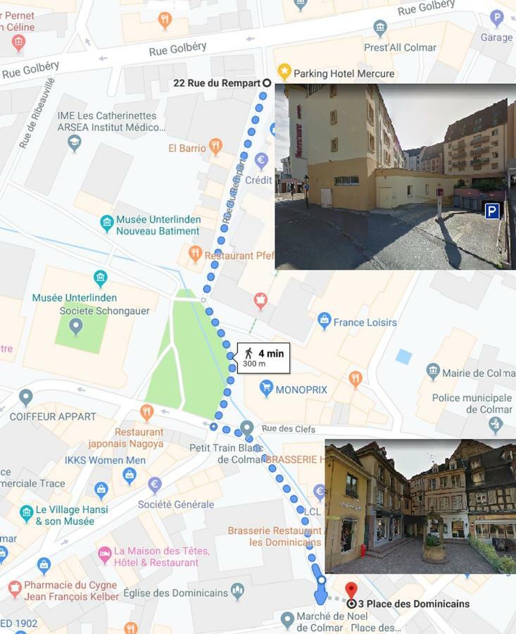 Duplex Des Dominicains - 1 Parking Gratuit - Hypercentre 6 Personnes Colmar Exterior foto